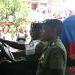 Belize Defence Force motorcade leaves Independence Plaza