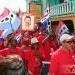 UDP supporters and Town Council Candidates march to Town Hall on Nomination Day