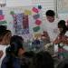 Seniors display DNA experiment to primary students