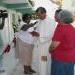 Rev. Fr. Daniel Lemence Nuñez blessing the new building.