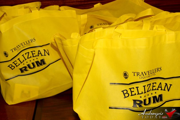 Gift Baskets by Travellers Liquors for Guests Tiburon Rum Celebrates with Launch Party in San Pedro, Belize