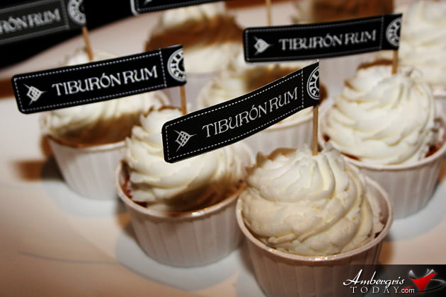 Tiburon Rum Cupcakes at the Launch Party Tiburon Rum Celebrates with Launch Party in San Pedro, Belize