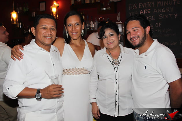 Guests Celebrating at Tiburon Rum Launch Party in San Pedro, Belize Tiburon Rum Celebrates with Launch Party in San Pedro, Belize