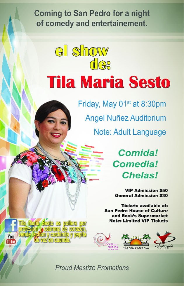 Tila Maria Comes to San Pedro for Night of Comedy and Entertainment.