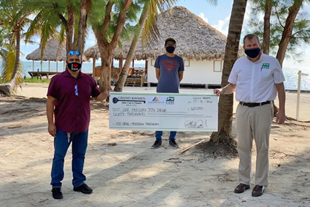 Living Word Church Toy Dive Gets Boost by Caye International Bank