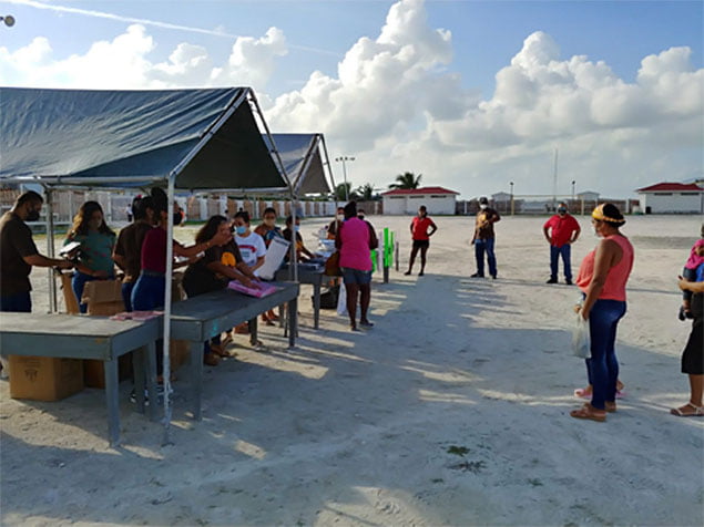 Living Word Church Toy Dive Gets Boost by Caye International Bank