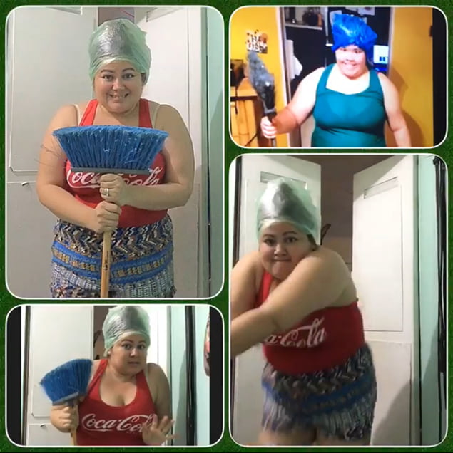 Caye Caulker Resident Takes on a 31 Halloween Costume Challenge