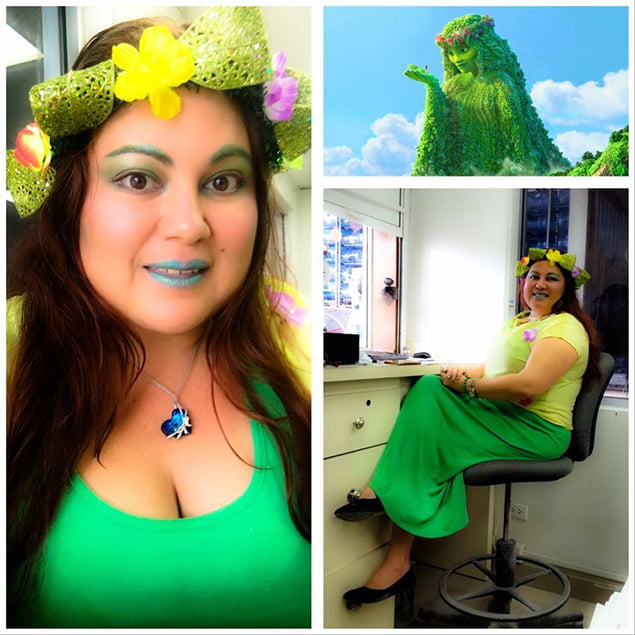 Caye Caulker Resident Takes on a 31 Halloween Costume Challenge