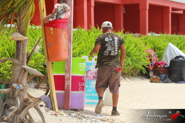 100 Eye-popping Trash Bins Distributed in San Pedro Town 100 Eye-popping Trash Bins Distributed in San Pedro Town