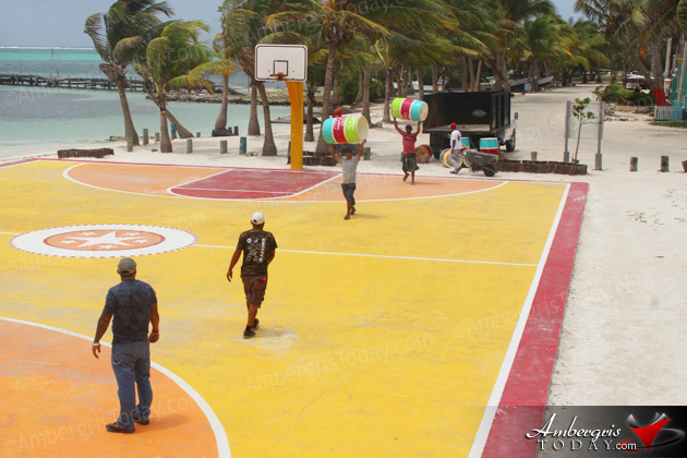 100 Eye-popping Trash Bins Distributed in San Pedro Town 100 Eye-popping Trash Bins Distributed in San Pedro Town
