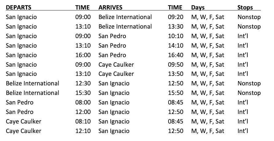 Tropic Air Commences San Ignacio Flights 1 Tropic Air Commences San Ignacio Flights