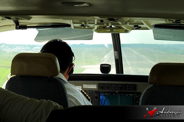 Clear Skies and Crystalline Waters in Belize 1 On board one of Tropic Air's Cessna Caravan