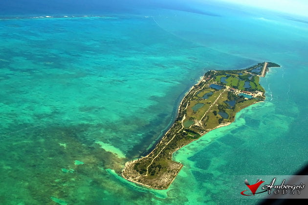 Clear Skies and Crystalline Waters in Belize 6 View from the Friendly Skies of Belize overlooking the Great Caribbean Sea