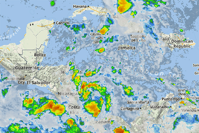 NEMO Issues Tropical Depression Advisory (TD 16) Forms Off Nicaragua Coast