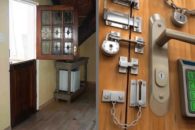 Leaving doors open vs heavily locking your doors