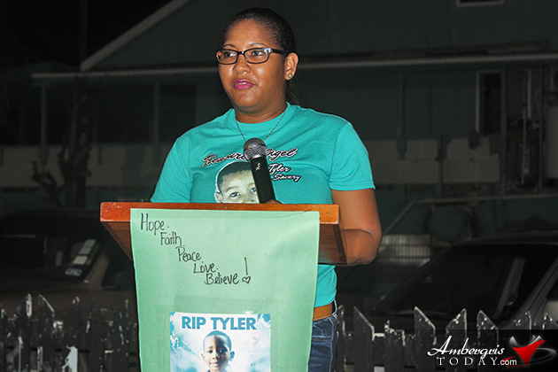 Tearful Candle Light Vigil Creates Awareness for Gun Violence in Belize