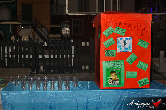 Tearful Candle Light Vigil Creates Awareness for Gun Violence in Belize