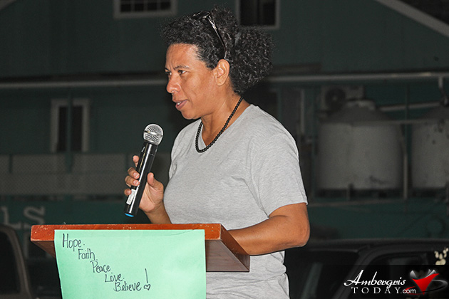 Tearful Candle Light Vigil Creates Awareness for Gun Violence in Belize