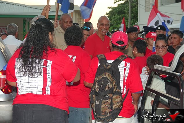 San Pedro UDP Victory Rally