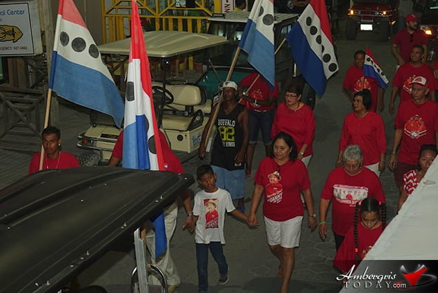 San Pedro UDP Victory Rally