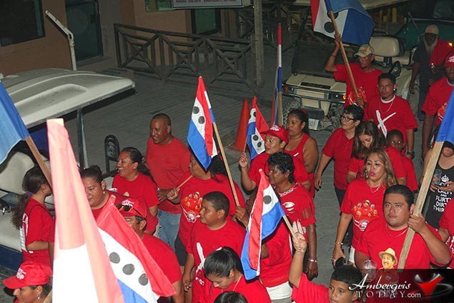 San Pedro UDP Victory Rally