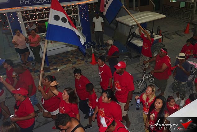 San Pedro UDP Victory Rally