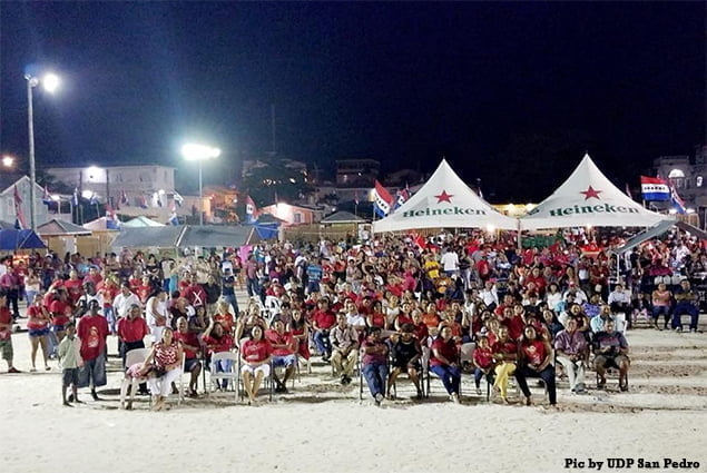 San Pedro UDP Victory Rally