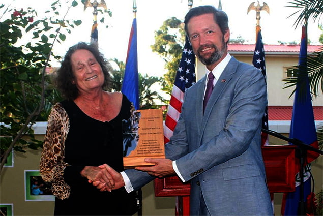 U.S. Embassy Celebrates Ms. Sharon Matola - “Woman of the Year 2019” 1 U.S. Embassy Celebrates Ms. Sharon Matola - “Woman of the Year 2019”