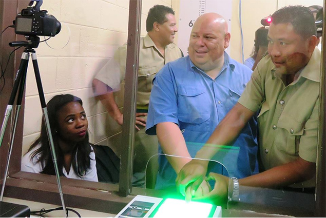 US Embassy Donates Fingerprint Machines to Belize Police Department