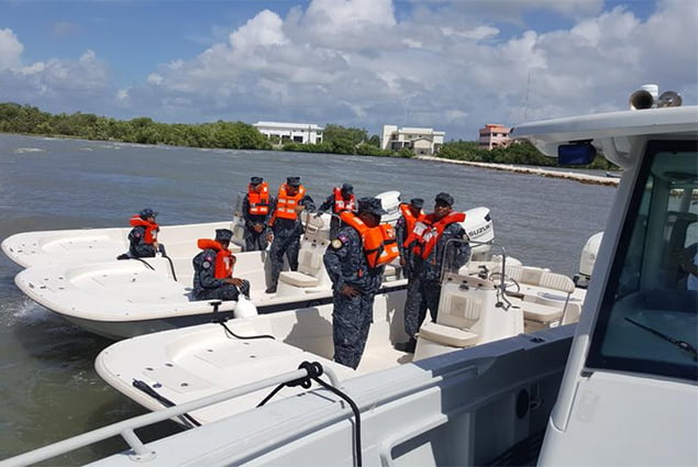 US Government Hands Over Counter-Narcotics Equipment to Belize Coast Guard