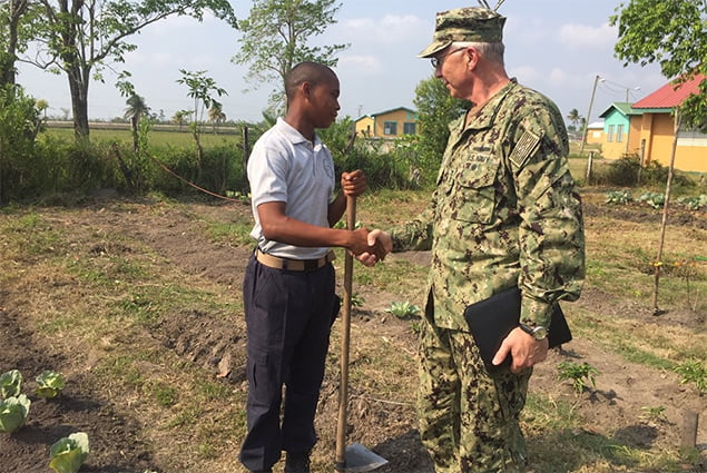 Commander of the United States Southern Command Visits Belize