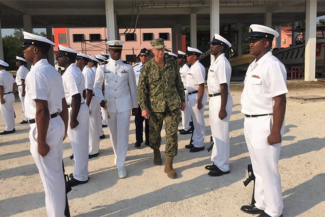 Commander of the United States Southern Command Visits Belize