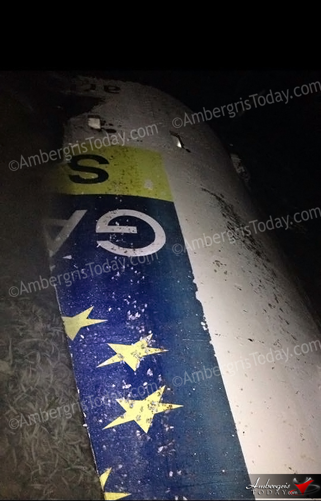 Wreckage Part of Possible US Military Aircraft Found in San Pedro, Belize