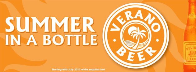Summer in a Bottle – Belikin’s Verano Beer Summer in a Botttle. Belikin's Verano Beer