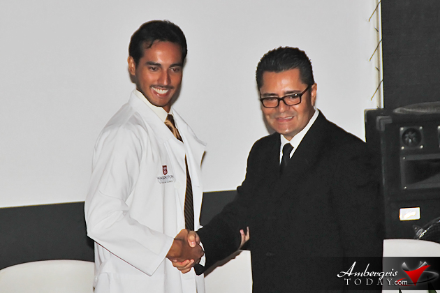 Washington University of Health and Science (Belize) Holds White Coat Ceremony