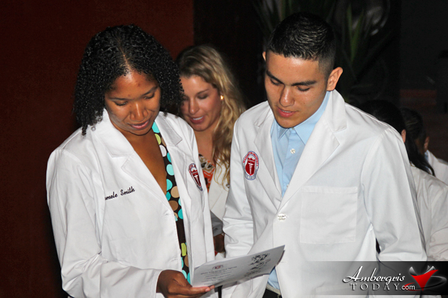 Washington University of Health and Science (Belize) Holds White Coat Ceremony