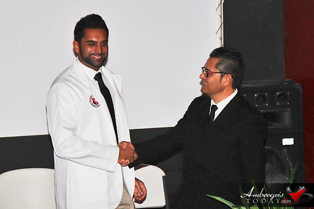 Washington University of Health and Science (Belize) Holds White Coat Ceremony