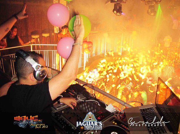 Wave Music Anniversary Bash inside Jaguar's Temple Night Club with DJ Geraldo