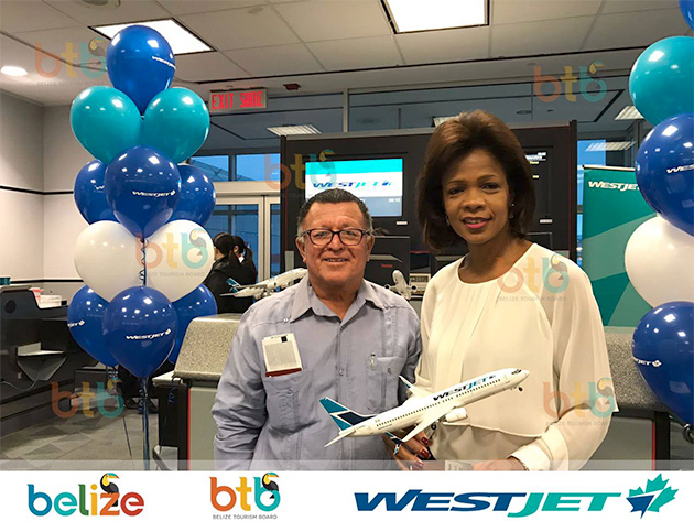 WestJet Touches Down in Belize, Direct Connection to Canada