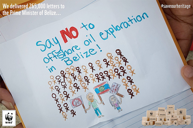 WWF and Belize Coalition Partners Deliver 265,000 Petitions to Prime Minister WWF and Belize Coalition Partners Deliver 265,000 Petitions to Prime Minister