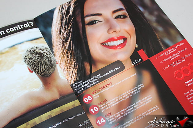 Miss World Belize 2014 Featured in Chetumal Magazine