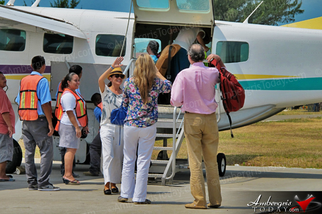 Montserrat Oliver, Yolanda Andrade and Barbara Coppel enjoying Easter in Ambergri