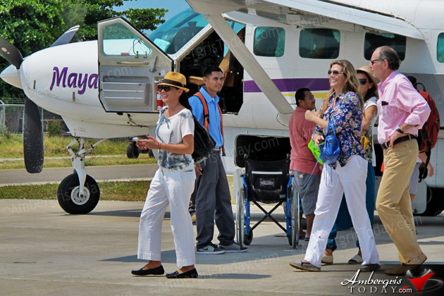 Montserrat Oliver, Yolanda Andrade and Barbara Coppel enjoying Easter in Ambergri