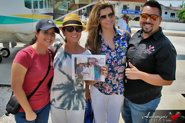 Montserrat Oliver, Yolanda Andrade and Barbara Coppel enjoying Easter in Ambergris Caye, Belize. The Number 1 Island in the World