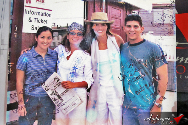 Montserrat Oliver, Yolanda Andrade and Barbara Coppel enjoying Easter in Ambergris Caye, Belize. The Number 1 Island in the World