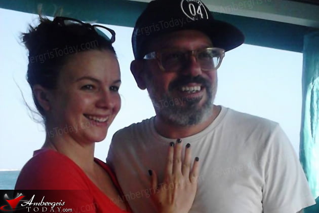 Celebrity Couple David Cross and Amber Rose Tamblyn visit Ambergris Caye, Belize 20