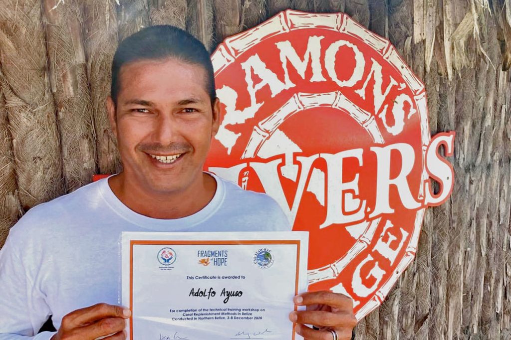 Adolfo Ayuso is San Pedro’s Reef Builder 20