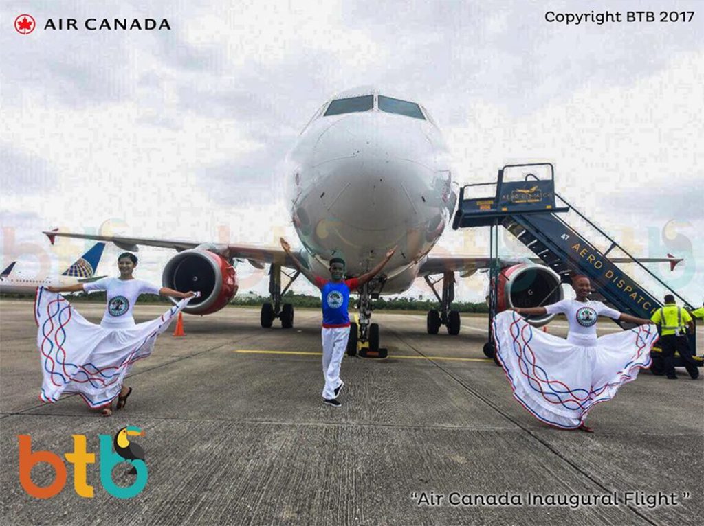 AirCanada Makes Inaugural Flight to Belize 15