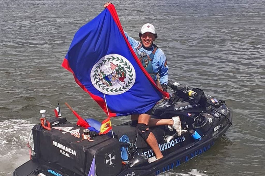 Traveling Around the World on a Jet Ski, Spanish Explorer Arrives in San Pedro 15