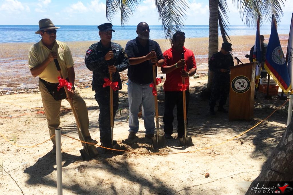 Groundbreaking Ceremony Held for Coast Guard Station in Bacalar Chico 16